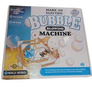 2003 Tree Toys Wild Science Smart Plane  Make A Bubble Blowing Machine New